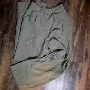 House of Harlow 1960 Olive Wide Leg Trousers